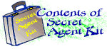 Contents of Secret Agent Kit